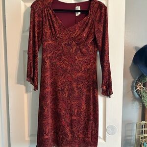 Vintage Y2K paisley dress